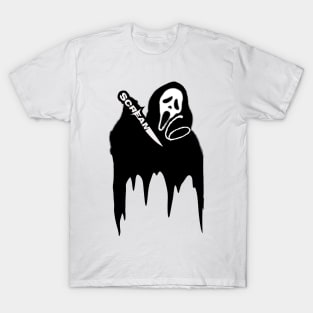 Scream VI  (Scream 6)  scary horror movie graphic design by ironpalette T-Shirt